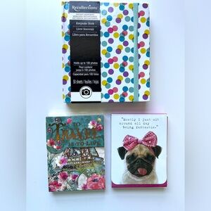 Colorful Polka Dot Pet Journal & Mini Notepad set